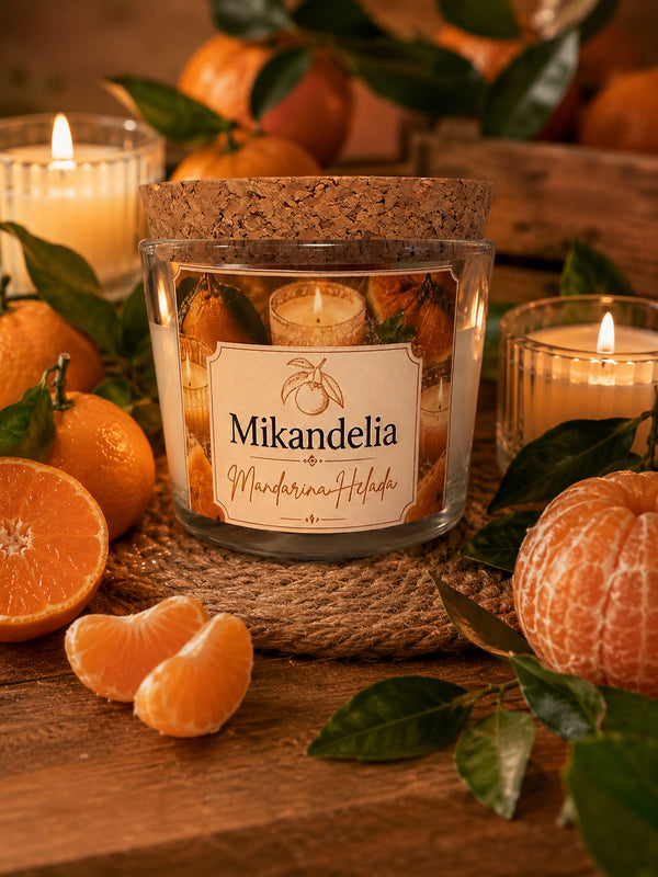 Vela mandarina helada